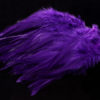 Strung Chinese Saddle Hackle 5-7" - purple