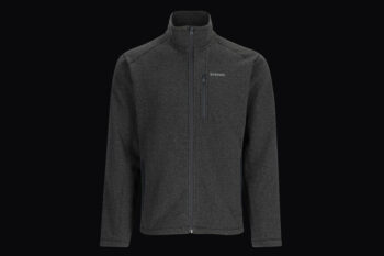 Simms Rivershed Full Zip Black Heather