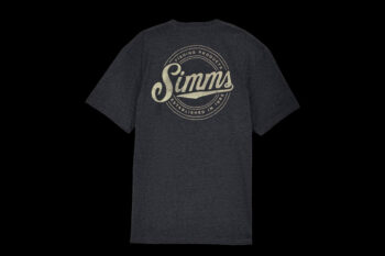 Simms Circle Lockup T-Shirt charcoal heather